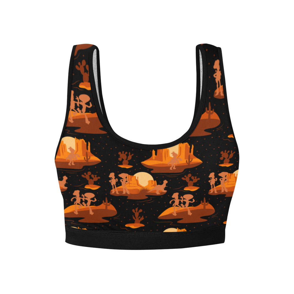 Snake In My Boots Women's Athletic Sports Bra