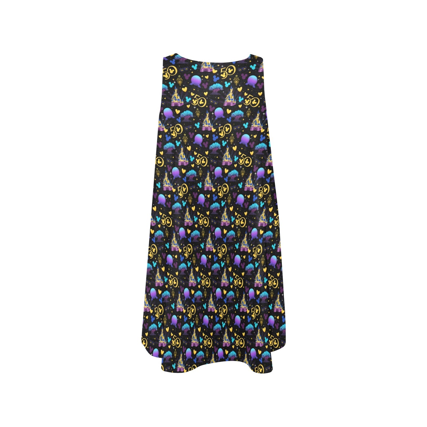 New 50th Anniversary Sleeveless A-Line Pocket Dress