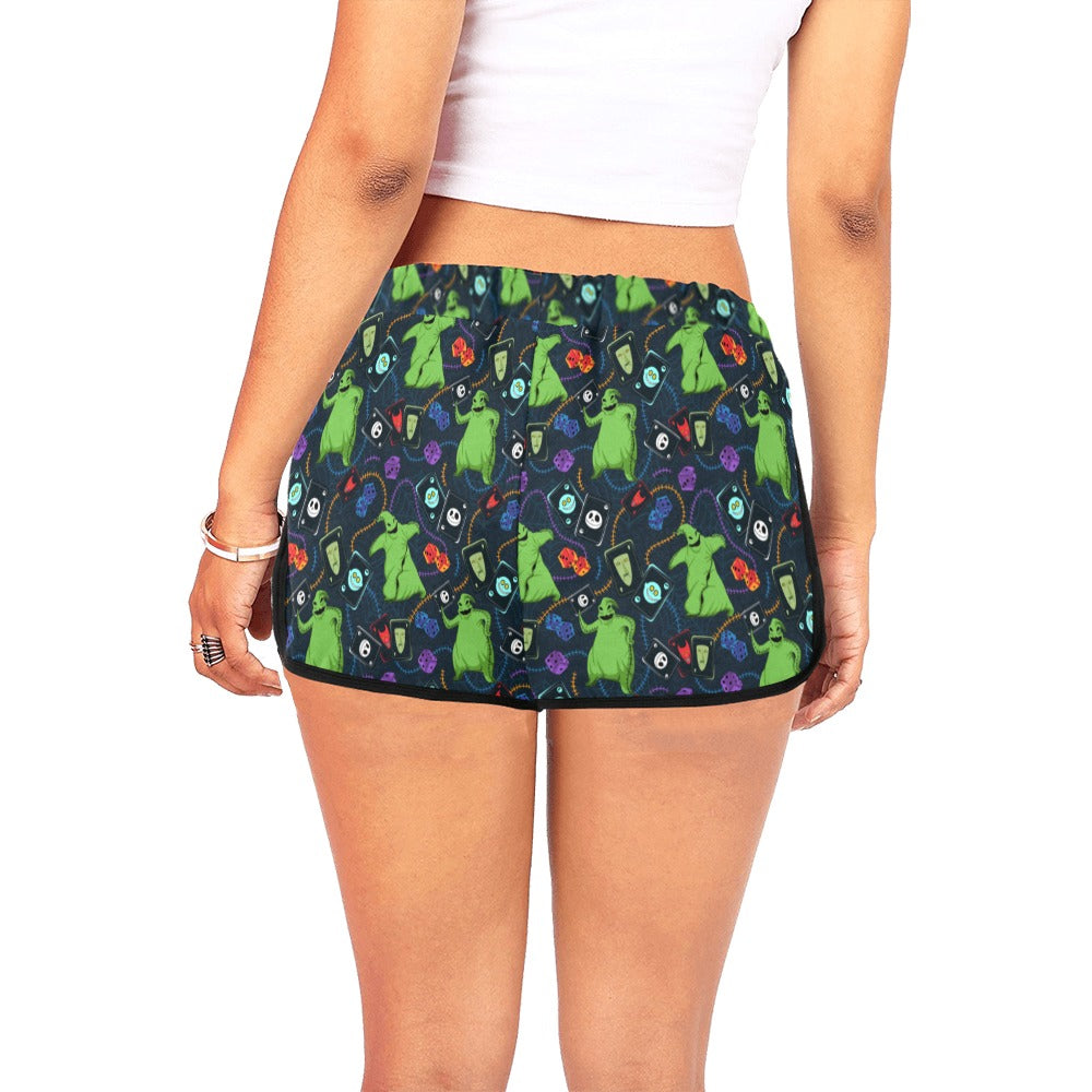 Oogie Cards And Dice Women's Relaxed Shorts
