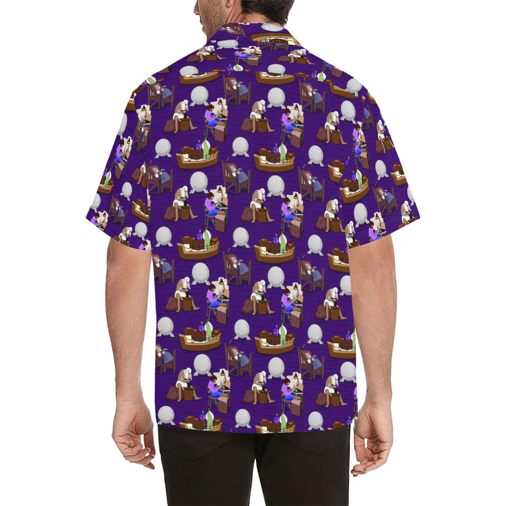 Spaceship Earth Hawaiian Shirt
