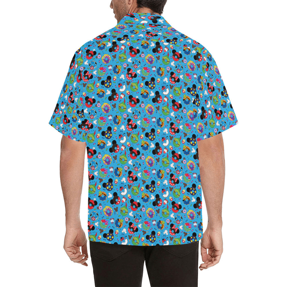 Character Donuts Hawaiian Shirt