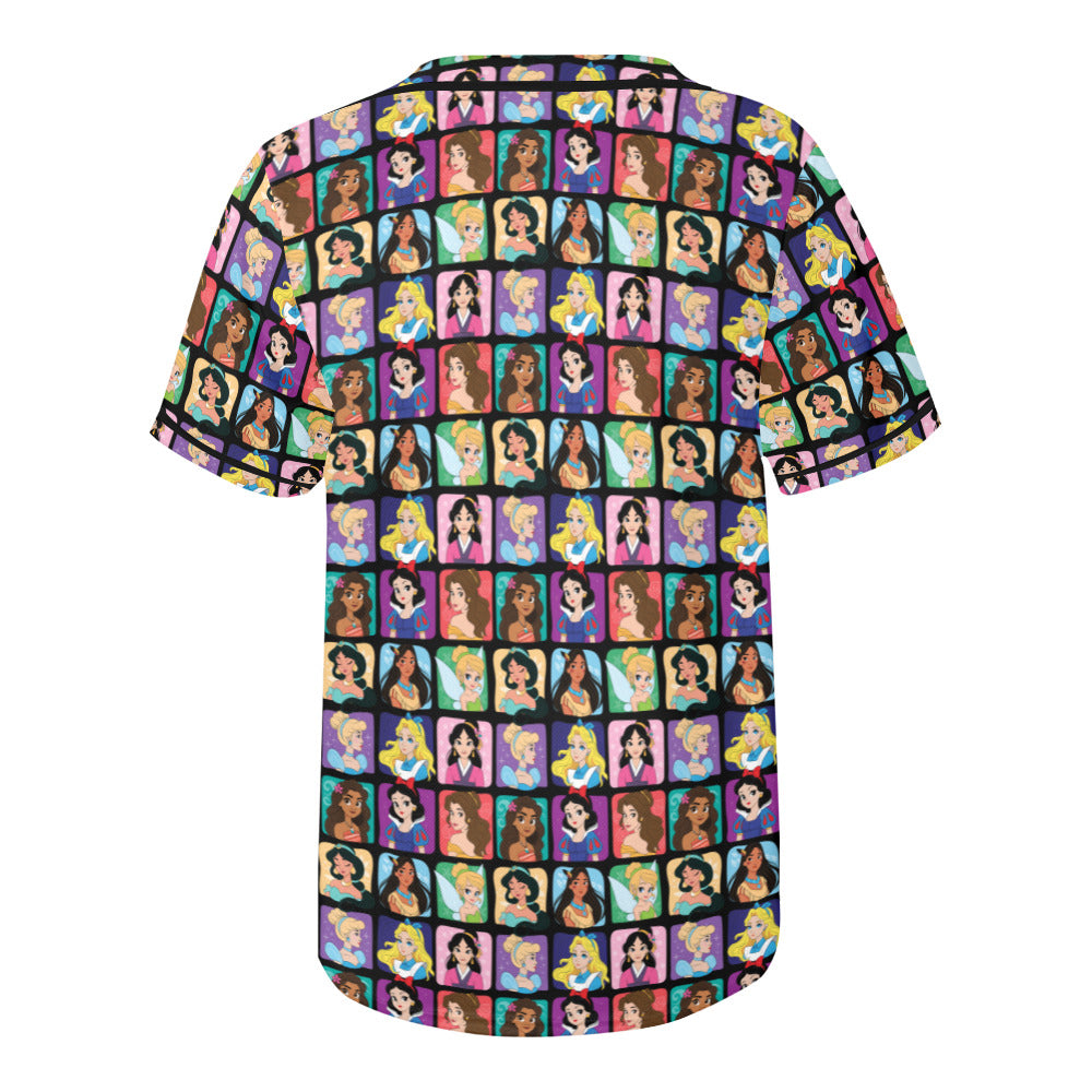 Princess Portraits Baseball Jersey